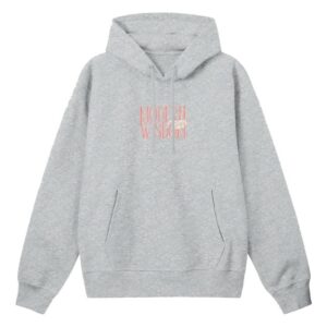 Mostly Wise Store Merch Mw Flowers Heather Grey Hoodie