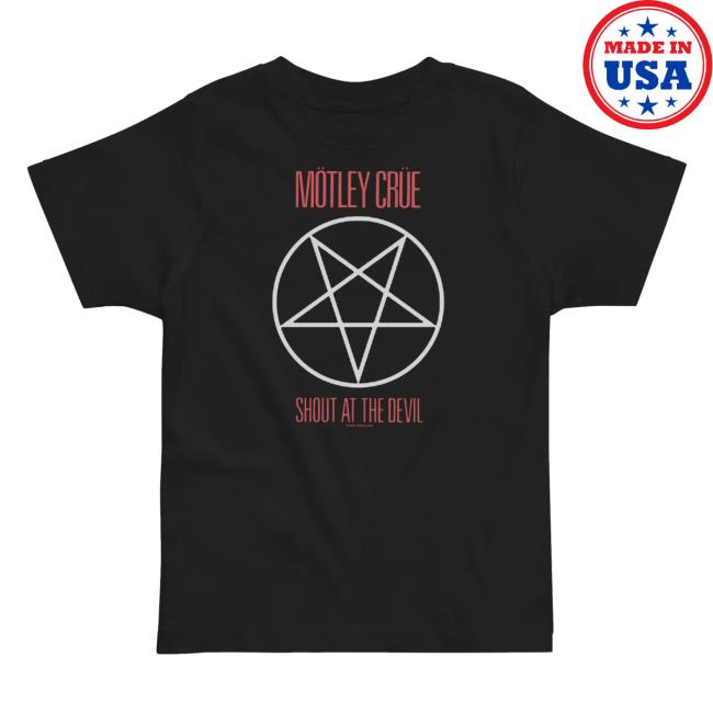 Motley Crue Merch Store Shout At The Devil Toddler Tee 2 Motley Crue Merch Store Shout At The Devil Toddler Tee