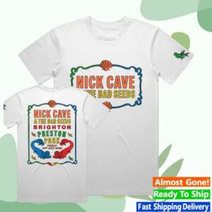 Nick Cave Merch Store Preston Park, Brighton White T-Shirt