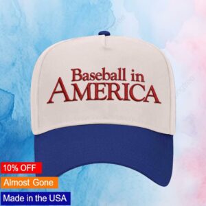 Nightly Merch Store Embroidered Baseball In America Hat