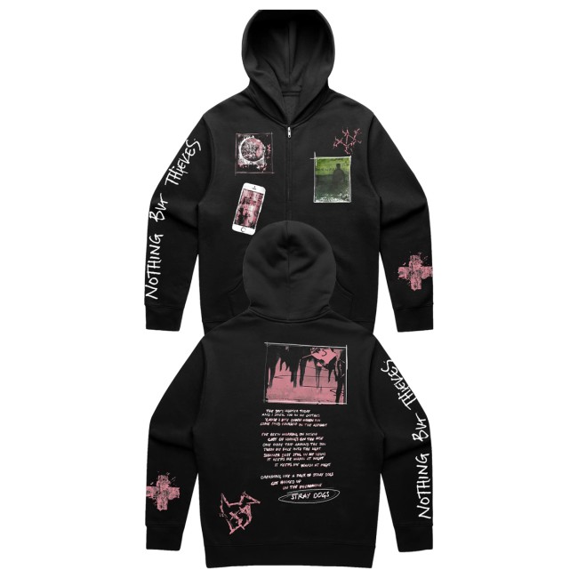 Nothing But Thieves Merch Store Stray Dogs Zip Hoodie Nothing But Thieves Merch Store Stray Dogs Zip Hoodie