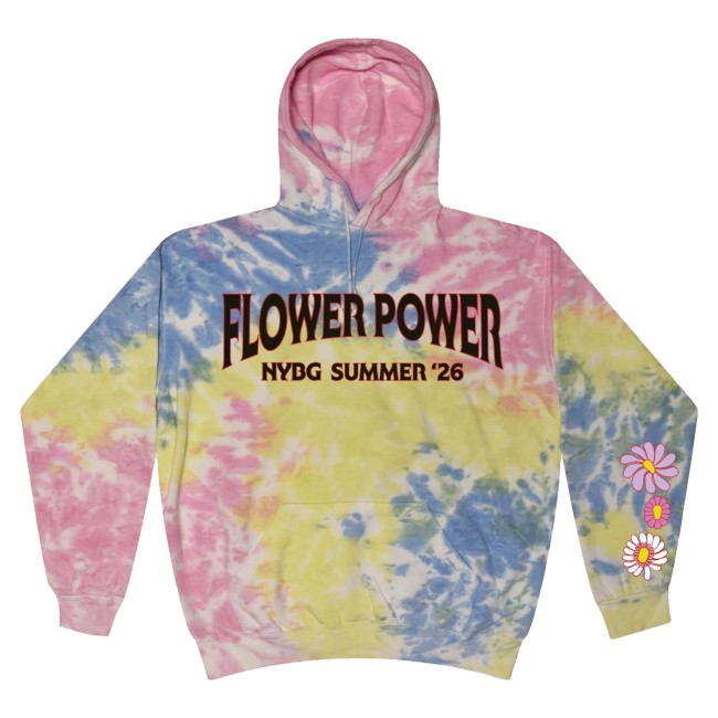 Nybg Shop Merch Nybg Flower Power Adult Tie-Dye Hoodie 3 Nybg Shop Merch Nybg Flower Power Adult Tie-Dye Hoodie
