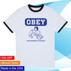Obey Clothing Merch Store Peace Movement Ringer T-Shirt