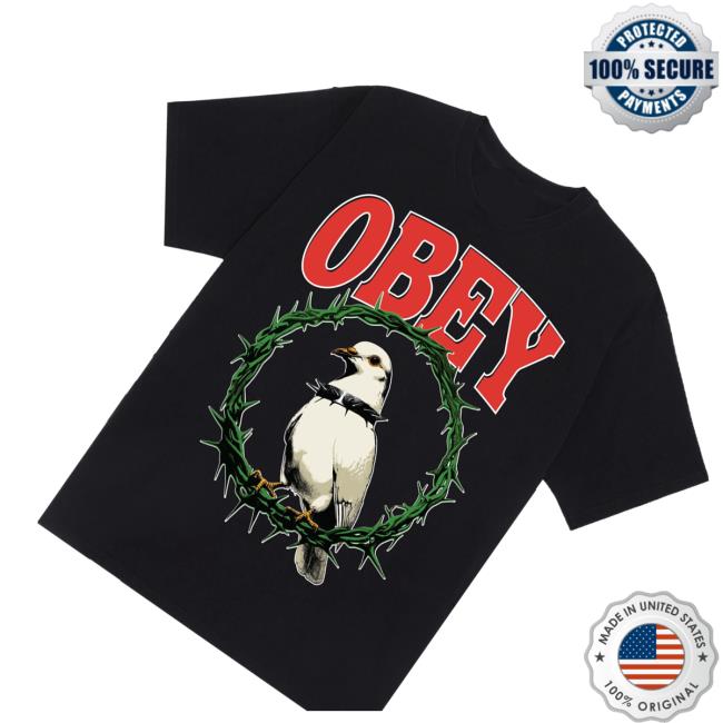 Obey Clothing Merch Store Thorns Of Peace T-Shirt 5 Obey Clothing Merch Store Thorns Of Peace Oversized T-Shirt