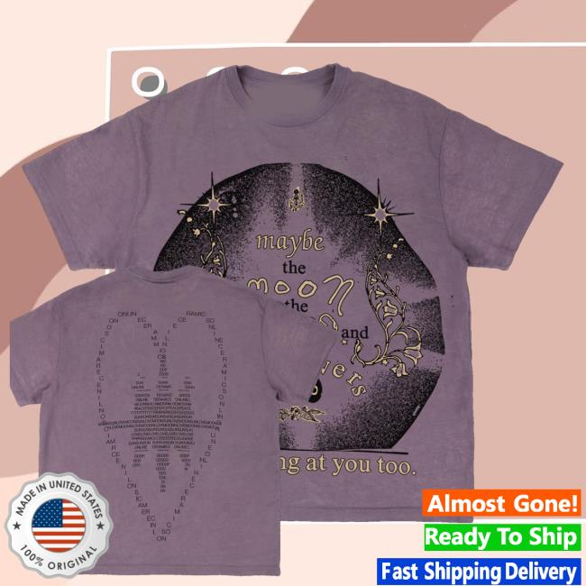 Online Ceramics Merch Maybe The Moon Hand Dipped Quail Tee 3 Online Ceramics Merch Maybe The Moon Hand Dipped Quail Tee