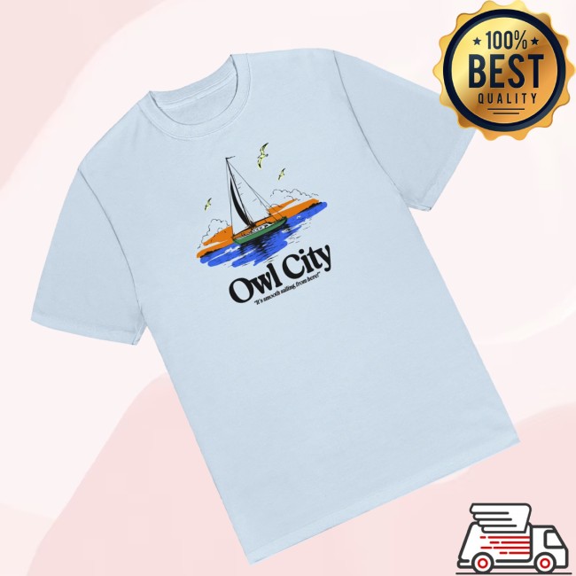 Owl City Store Merch Smooth Sailing Shirt 3 Owl City Store Merch Smooth Sailing Shirt