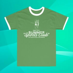 Owl City Store Merch Summer Sports Club Ringer Shirt