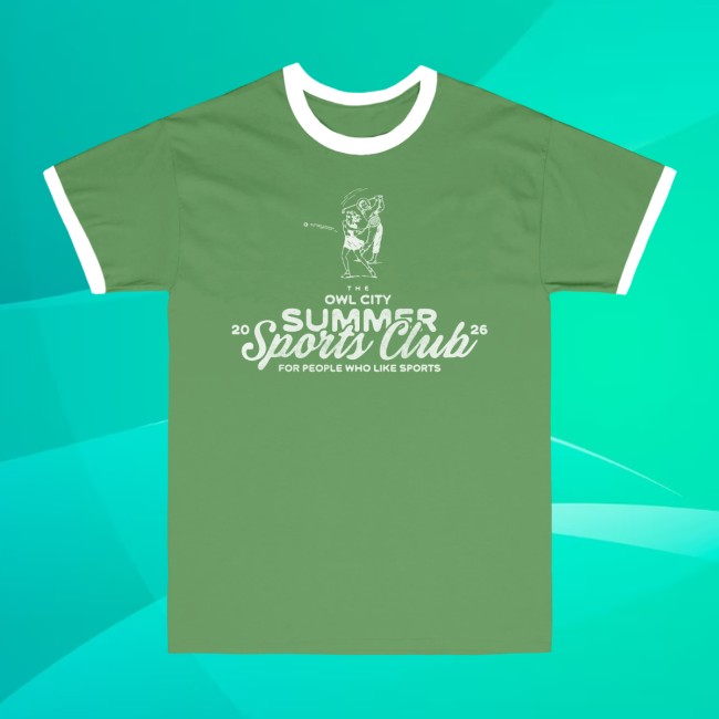 Owl City Store Merch Summer Sports Club Ringer Shirt 3 Owl City Store Merch Summer Sports Club Ringer Shirt
