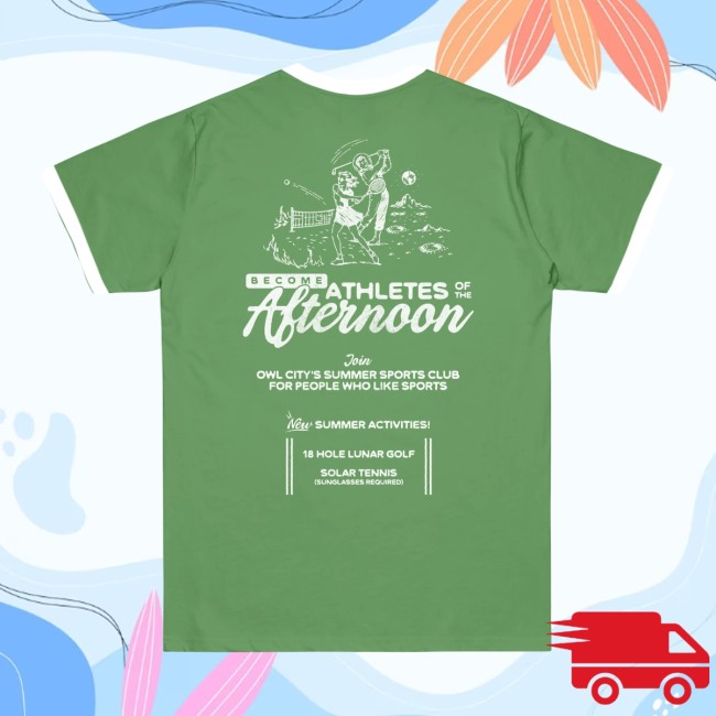 Owl City Store Merch Summer Sports Club Ringer Shirt 4 Owl City Store Merch Summer Sports Club Ringer Shirt