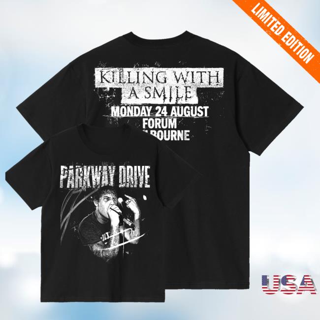 Parkway Drive Rock Merch Store Melbourne Kwas, Aug 24 T-Shirt 3 Parkway Drive Rock Merch Store Melbourne Kwas, Aug 24 T-Shirt