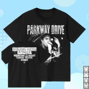 Parkway Drive Rock Shop Merch Shop Store Sydney Kwas, Aug 12 T-Shirt