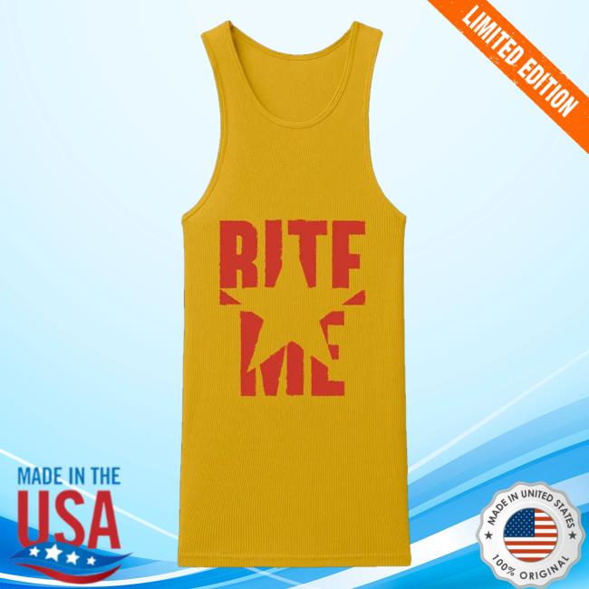 Pet Merch Store Bite Me Yellow Tank 2 Pet Merch Store Bite Me Yellow Tank