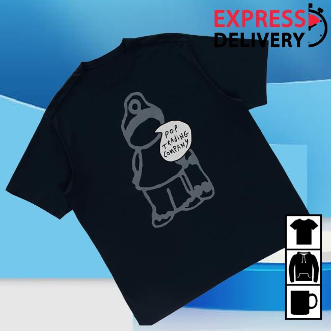 Pop Trading Company Merch Store Pop Chatting T-Shirt Navy 3 Pop Trading Company Merch Store Pop Chatting T-Shirt Navy