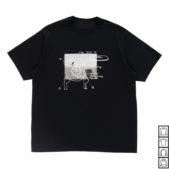 Pop Trading Company Merch Store Pop Time T-Shirt Black 2 Pop Trading Company Merch Store Pop Time T-Shirt Black