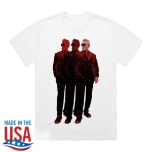Queen Online Merch Store Taylored Triptych Layered White T-Shirt