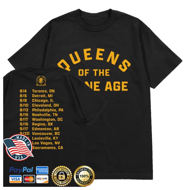 Queens Of The Stone Age Merch Store Logo 2026 Tour Tee 3 Queens Of The Stone Age Merch Store Logo 2026 Tour Tee