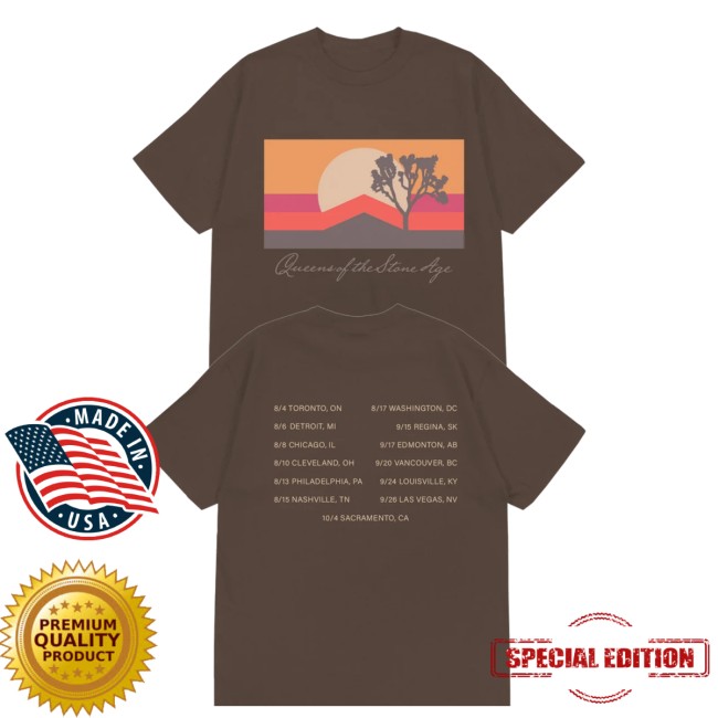 Queens Of The Stone Age Store Merch Desert Sun 2026 Tour Tee 5 Queens Of The Stone Age Store Merch Desert Sun 2026 Tour Tee