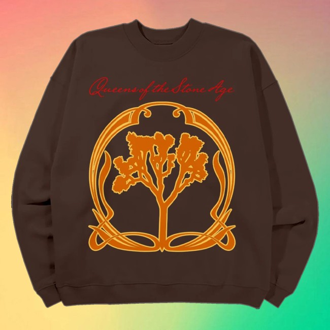 Queens Of The Stone Age Store Merch Joshua Tree Crewneck Sweatshirt 2 Queens Of The Stone Age Store Merch Joshua Tree Crewneck Sweatshirt