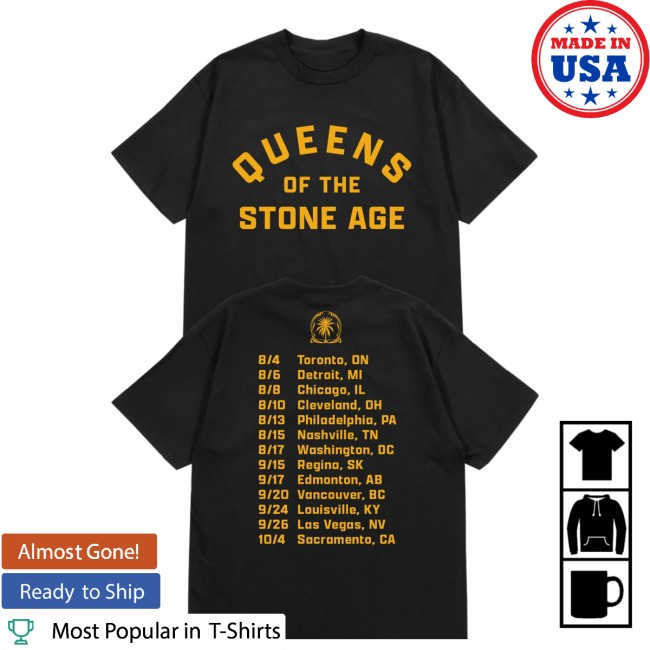 Queens Of The Stone Age Store Merch Logo 2026 Tour Tee 5 Queens Of The Stone Age Store Merch Logo 2026 Tour Tee