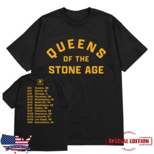 Queens Of The Stone Age Merch Store Logo 2026 Tour Tee