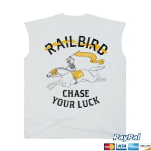 Railbird Festival Merch Store 2026 Racehorse Cutoff Tee