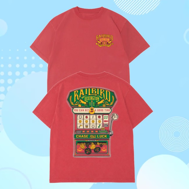 Railbird Festival Merch Store 2026 Slot Machine Tee 5 Railbird Festival Merch Store 2026 Slot Machine Tee