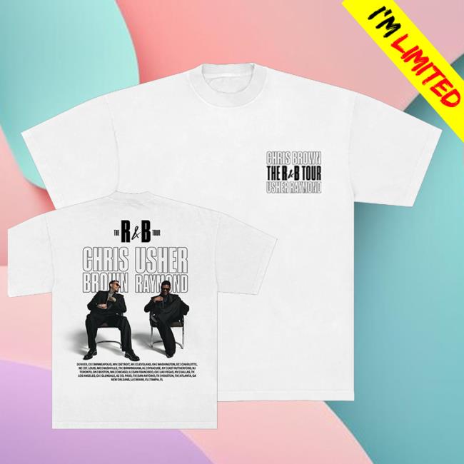 Raymond And Brown Tour Merch Shop Store R&B Tour White Graphic Tee 3 Raymond And Brown Tour Merch Shop Store R&B Tour White Graphic Tee