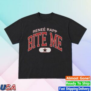 Renee Rapp Merch Store Bite Me Black Tee