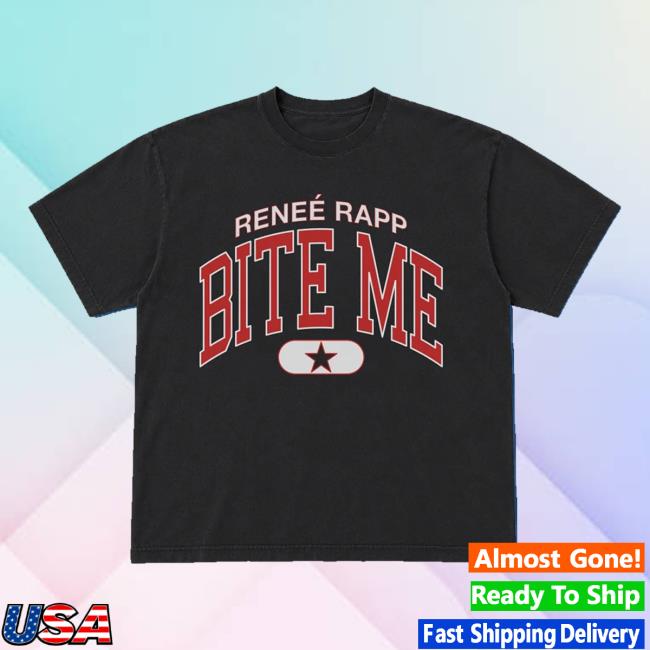 Renee Rapp Merch Store Bite Me Black Tee 2 Renee Rapp Merch Store Bite Me Black Tee