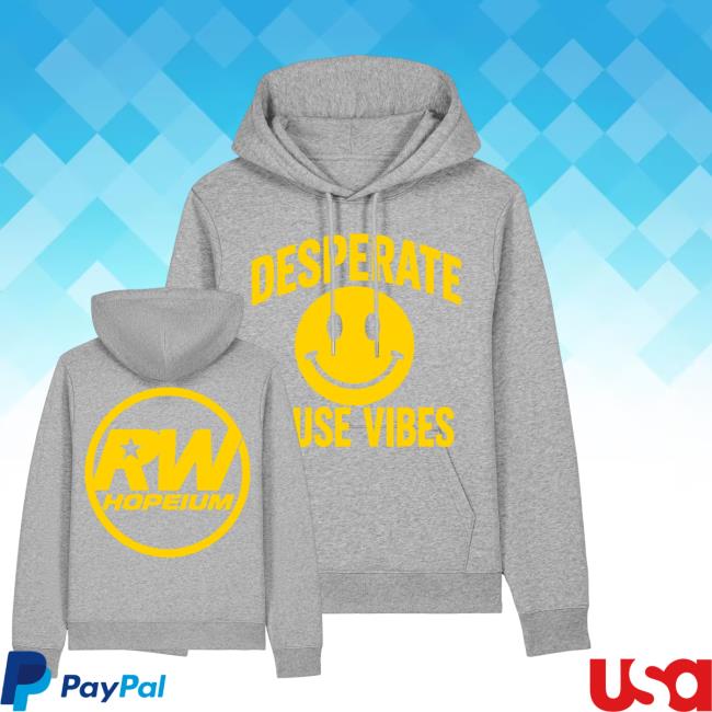 Robbie Williams Merch Store Desperate House Vibes Grey Hoodie 3 Robbie Williams Merch Store Desperate House Vibes Grey Hoodie