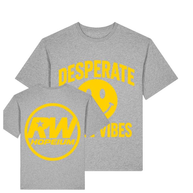 Robbie Williams Merch Store Desperate House Vibes Grey T-Shirt 3 Robbie Williams Merch Store Desperate House Vibes Grey T-Shirt