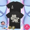 Roc Nation Merch Store Rapsody God Gotta Afro & Gold Hoops Shirt