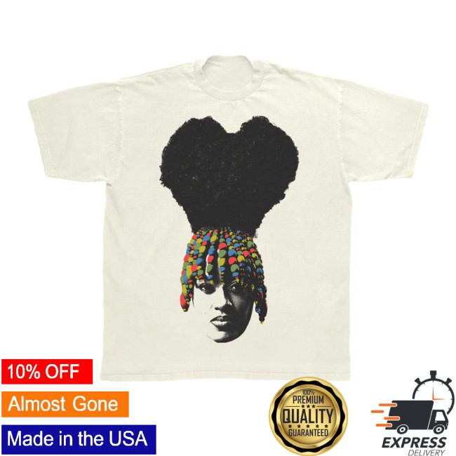 Roc Nation Merch Store Rapsody Heart Shaped Afro Shirt 3 Roc Nation Merch Store Rapsody Heart Shaped Afro Shirt