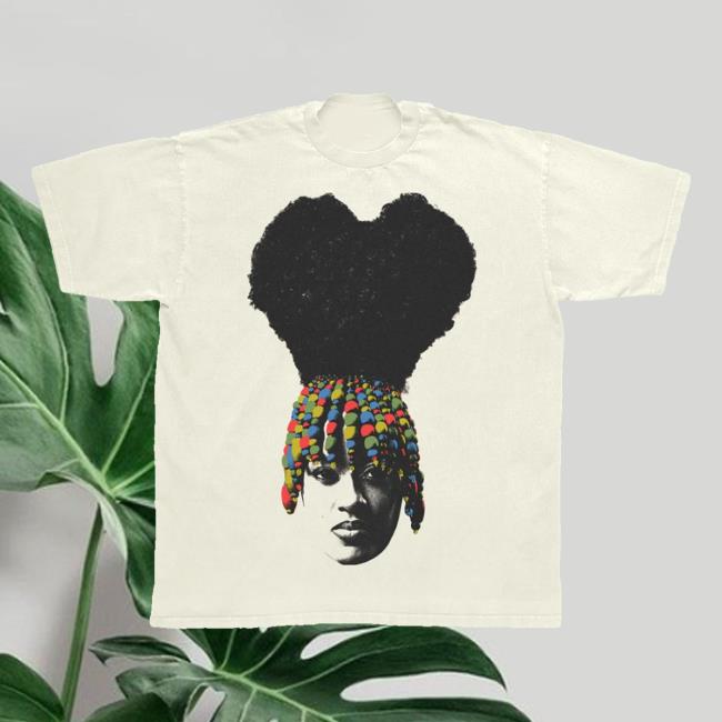 Rocnation Merch Store Rapsody Heart Shaped Afro Tee 3 Rocnation Merch Store Rapsody Heart Shaped Afro Tee