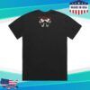 Royal Blood Merch Store Dead Company Coloured Tiger Faded Black Shirt
