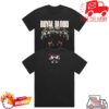 Royal Blood Merch Store Dead Company Coloured Tiger Faded Black Shirt