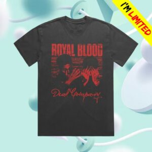 Royal Blood Merch Store Dead Company Faded Black Shirt