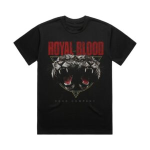Royal Blood Merch Store Dead Company Shaped Cover Black Shirt
