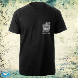 Sublime Merch Store Ensenada Crest Black Shirt