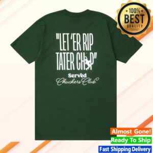 Served Podcast Merch Store Chuckers Club Green Tee