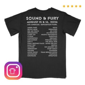 Sound And Fury Merch Store Sound And Fury 2026 Big Dog Black Tee