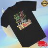 Sound Merch Store Flower Black T-Shirt