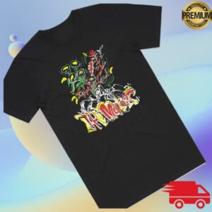 Sound Merch Store Flower Black T-Shirt