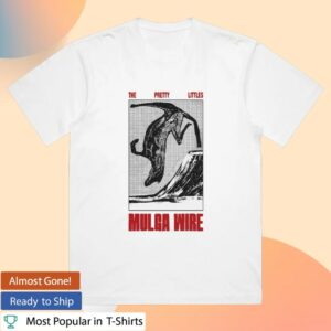 Sound Merch Store The Pretty Littles Mulga Wire White T-Shirt