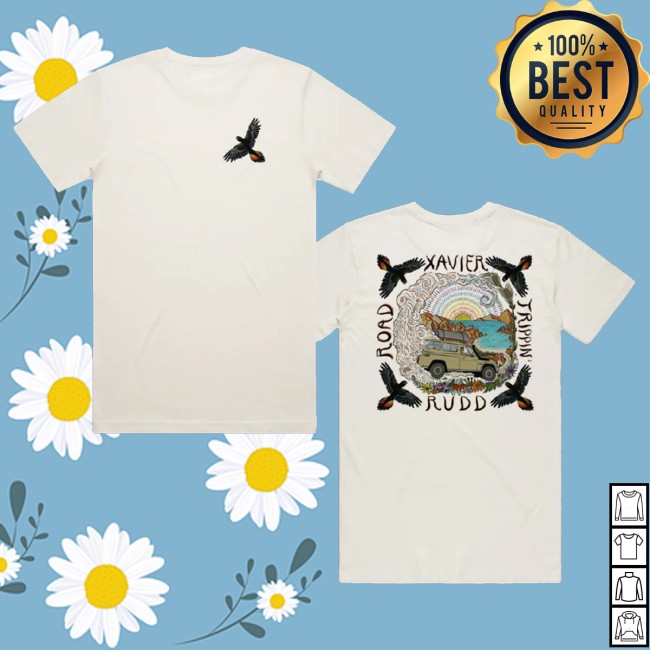 Sound Merch Store Xavier Rudd Road Trippin' Sandstone Tee 2 Sound Merch Store Xavier Rudd Road Trippin' Sandstone Tee
