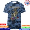 Sublime Merch Store Ensenada Skeleton Tie Dye Tee