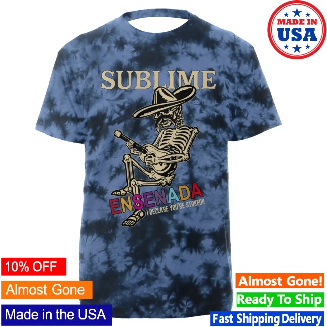 Sublime Merch Store Ensenada Skeleton Tie Dye Tee 3 Sublime Merch Store Ensenada Skeleton Tie Dye Tee