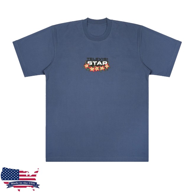 Televisi Star Catalog Store Merch Island Bloom Tee Blue 2 Televisi Star Catalog Store Merch Island Bloom Tee Blue