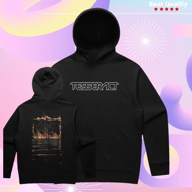 Tesseract Band Store Merch Burning Cube Hood Black 5 Tesseract Band Store Merch Burning Cube Hood Black