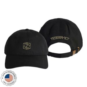 Tesseract Band Store Merch Embroidered Cube Cap Black